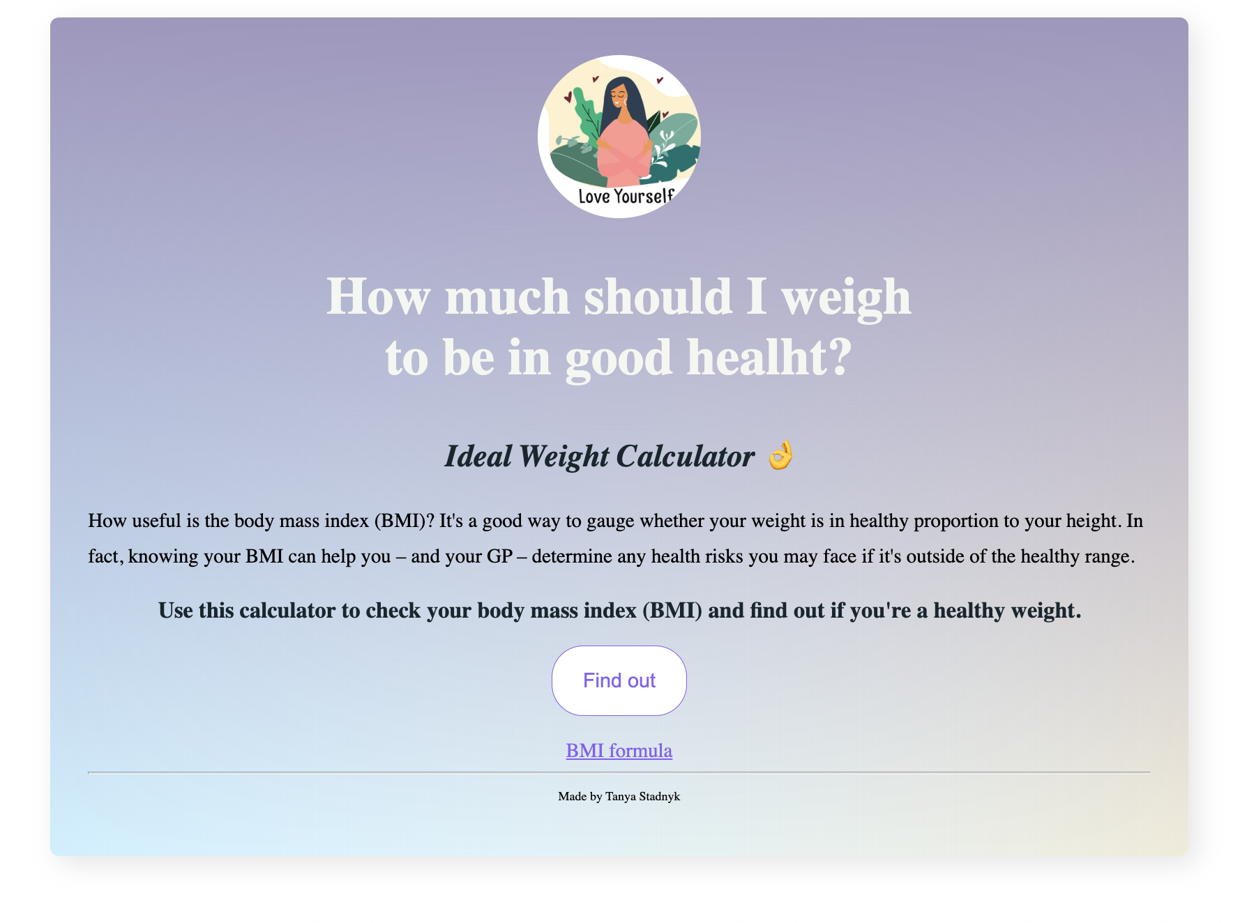 BMI Calculator