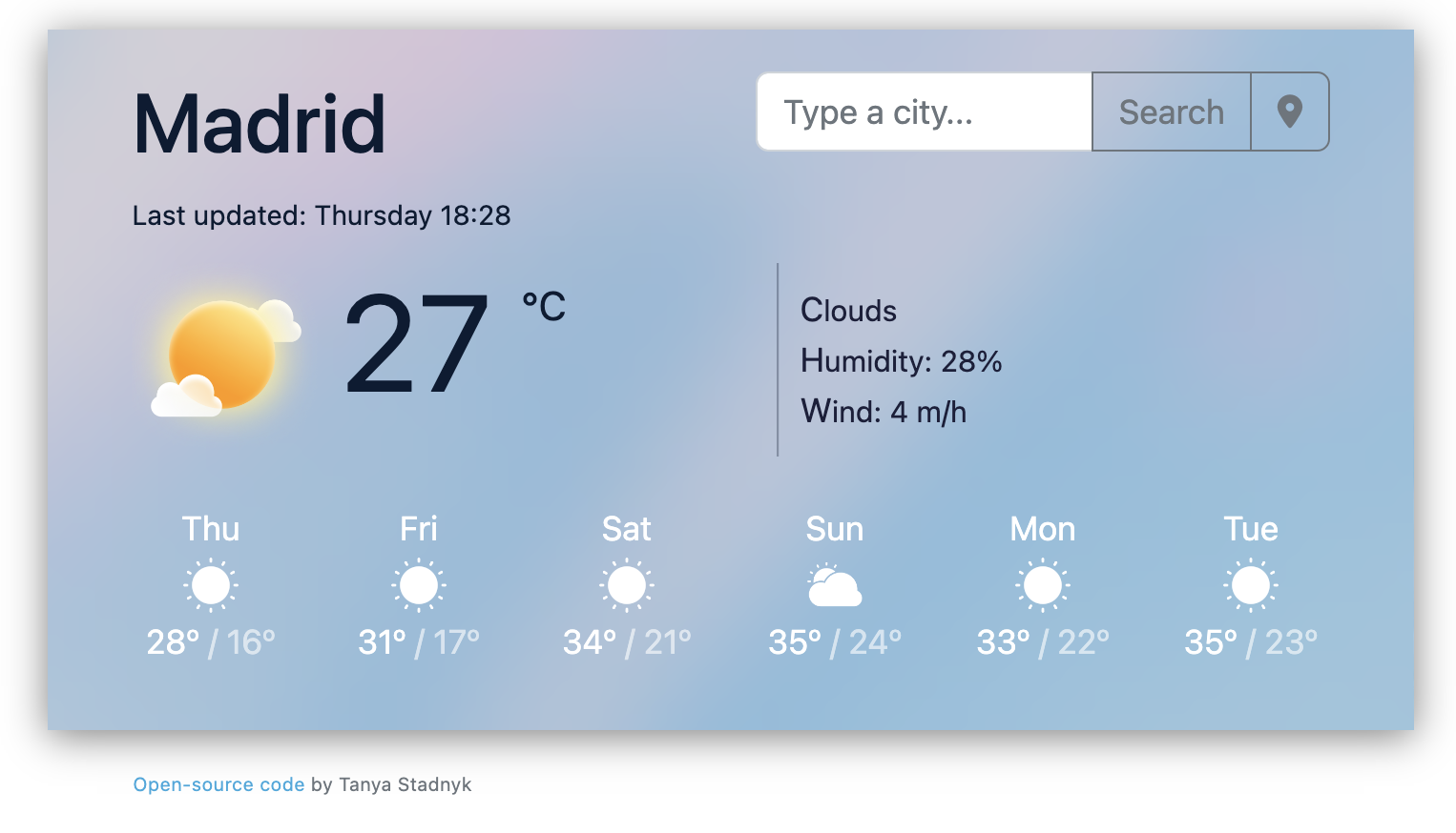 Weather Forecast Project